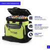 imageTitan by Arctic Zone Deep Freeze Cooler  Zipperless Hardbody Cooler  Deep Freeze Insulation HardBody Liner and SmartShelfCitrus