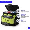 imageTitan by Arctic Zone Deep Freeze Cooler  Zipperless Hardbody Cooler  Deep Freeze Insulation HardBody Liner and SmartShelfCitrus