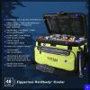 imageTitan by Arctic Zone Deep Freeze Cooler  Zipperless Hardbody Cooler  Deep Freeze Insulation HardBody Liner and SmartShelfCitrus