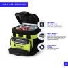 imageTitan by Arctic Zone Deep Freeze Cooler  Zipperless Hardbody Cooler  Deep Freeze Insulation HardBody Liner and SmartShelfCitrus