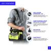 imageTitan by Arctic Zone Deep Freeze Cooler  Zipperless Hardbody Cooler  Deep Freeze Insulation HardBody Liner and SmartShelfCitrus