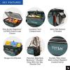 imageTitan by Arctic Zone Deep Freeze Cooler  Zipperless Hardbody Cooler  Deep Freeze Insulation HardBody Liner and SmartShelfJungle Hunt