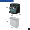 imageTitan by Arctic Zone Deep Freeze Cooler  Zipperless Hardbody Cooler  Deep Freeze Insulation HardBody Liner and SmartShelfJungle Hunt