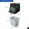 imageTitan by Arctic Zone Deep Freeze Cooler  Zipperless Hardbody Cooler  Deep Freeze Insulation HardBody Liner and SmartShelfJungle Hunt