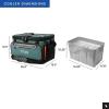 imageTitan by Arctic Zone Deep Freeze Cooler  Zipperless Hardbody Cooler  Deep Freeze Insulation HardBody Liner and SmartShelfJungle Hunt