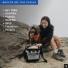imageTitan by Arctic Zone Deep Freeze Cooler  Zipperless Hardbody Cooler  Deep Freeze Insulation HardBody Liner and SmartShelfJungle Hunt