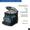 imageTitan by Arctic Zone Deep Freeze Cooler  Zipperless Hardbody Cooler  Deep Freeze Insulation HardBody Liner and SmartShelfMarine Blue