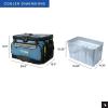 imageTitan by Arctic Zone Deep Freeze Cooler  Zipperless Hardbody Cooler  Deep Freeze Insulation HardBody Liner and SmartShelfMarine Blue
