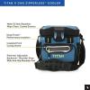 imageTitan by Arctic Zone Deep Freeze Cooler  Zipperless Hardbody Cooler  Deep Freeze Insulation HardBody Liner and SmartShelfMarine Blue