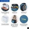 imageTitan by Arctic Zone Deep Freeze Cooler  Zipperless Hardbody Cooler  Deep Freeze Insulation HardBody Liner and SmartShelfMarine Blue