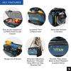 imageTitan by Arctic Zone Deep Freeze Cooler  Zipperless Hardbody Cooler  Deep Freeze Insulation HardBody Liner and SmartShelfMarine Blue