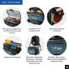 imageTitan by Arctic Zone Deep Freeze Cooler  Zipperless Hardbody Cooler  Deep Freeze Insulation HardBody Liner and SmartShelfMarine Blue