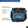 imageTitan by Arctic Zone Deep Freeze Cooler  Zipperless Hardbody Cooler  Deep Freeze Insulation HardBody Liner and SmartShelfMarine Blue
