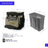 imageTitan by Arctic Zone Deep Freeze Cooler  Zipperless Hardbody Cooler  Deep Freeze Insulation HardBody Liner and SmartShelfMoss
