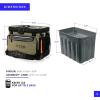 imageTitan by Arctic Zone Deep Freeze Cooler  Zipperless Hardbody Cooler  Deep Freeze Insulation HardBody Liner and SmartShelfMoss