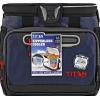 imageTitan by Arctic Zone Deep Freeze Cooler  Zipperless Hardbody Cooler  Deep Freeze Insulation HardBody Liner and SmartShelfNavy Blue