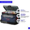 imageTitan by Arctic Zone Deep Freeze Cooler  Zipperless Hardbody Cooler  Deep Freeze Insulation HardBody Liner and SmartShelfNavy Blue