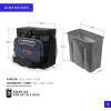 imageTitan by Arctic Zone Deep Freeze Cooler  Zipperless Hardbody Cooler  Deep Freeze Insulation HardBody Liner and SmartShelfNavy Blue
