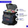 imageTitan by Arctic Zone Deep Freeze Cooler  Zipperless Hardbody Cooler  Deep Freeze Insulation HardBody Liner and SmartShelfNavy Blue