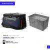 imageTitan by Arctic Zone Deep Freeze Cooler  Zipperless Hardbody Cooler  Deep Freeze Insulation HardBody Liner and SmartShelfNavy Blue