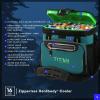 imageTitan by Arctic Zone Deep Freeze Cooler  Zipperless Hardbody Cooler  Deep Freeze Insulation HardBody Liner and SmartShelfPine