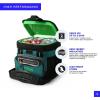 imageTitan by Arctic Zone Deep Freeze Cooler  Zipperless Hardbody Cooler  Deep Freeze Insulation HardBody Liner and SmartShelfPine