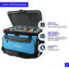imageTitan by Arctic Zone Deep Freeze Cooler  Zipperless Hardbody Cooler  Deep Freeze Insulation HardBody Liner and SmartShelfProcess Blue