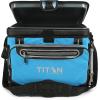 imageTitan by Arctic Zone Deep Freeze Cooler  Zipperless Hardbody Cooler  Deep Freeze Insulation HardBody Liner and SmartShelfProcess Blue