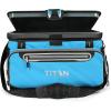 imageTitan by Arctic Zone Deep Freeze Cooler  Zipperless Hardbody Cooler  Deep Freeze Insulation HardBody Liner and SmartShelfProcess Blue