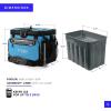 imageTitan by Arctic Zone Deep Freeze Cooler  Zipperless Hardbody Cooler  Deep Freeze Insulation HardBody Liner and SmartShelfProcess Blue