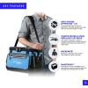 imageTitan by Arctic Zone Deep Freeze Cooler  Zipperless Hardbody Cooler  Deep Freeze Insulation HardBody Liner and SmartShelfProcess Blue