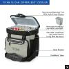 imageTitan by Arctic Zone Deep Freeze Cooler  Zipperless Hardbody Cooler  Deep Freeze Insulation HardBody Liner and SmartShelfSeagrass