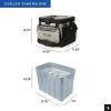 imageTitan by Arctic Zone Deep Freeze Cooler  Zipperless Hardbody Cooler  Deep Freeze Insulation HardBody Liner and SmartShelfSeagrass