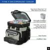 imageTitan by Arctic Zone Deep Freeze Cooler  Zipperless Hardbody Cooler  Deep Freeze Insulation HardBody Liner and SmartShelfSeagrass