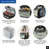 imageTitan by Arctic Zone Deep Freeze Cooler  Zipperless Hardbody Cooler  Deep Freeze Insulation HardBody Liner and SmartShelfSeagrass