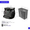 imageTitan by Arctic Zone Deep Freeze Cooler  Zipperless Hardbody Cooler  Deep Freeze Insulation HardBody Liner and SmartShelfSharkskin Gray