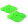 imageArctic Zone Interlocking Ice Bricks  2Pack DoubleSided Ice Bricks  Snaps Onto Container Lids  GreenGreen