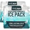 imageTitan Deep Freeze High Performance Ice Pack  2 Pack 250g  LongLasting Puncture Resistant Cold Pack600 Grams