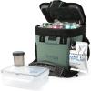 imageTitan Fridge Cold Zipperless Insulated Lunch Box  With Reusable Gel Ice Packs Plus Food Container Set  Sage GreenSage Green