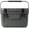 imageTitan Hard Ice Chest Cooler Roto Cooler with Microban Protection and Deep Freeze InsulationGray