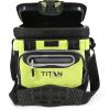 imageTitan by Arctic Zone Deep Freeze Cooler  Zipperless Hardbody Cooler  Deep Freeze Insulation HardBody Liner and SmartShelfCitrus
