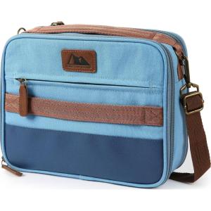 imageArctic Zone Canvas Expandable Horizontal Lunch Box with Removable Shoulder Strap  BlueBlue