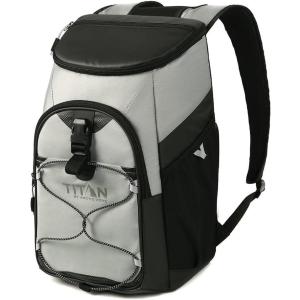 imageTitan by Arctic Zone Deep Freeze Backpack Cooler 24 CanSeagrass