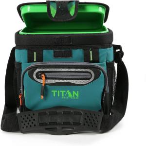 imageTitan by Arctic Zone Deep Freeze Cooler  Zipperless Hardbody Cooler  Deep Freeze Insulation HardBody Liner and SmartShelfPine