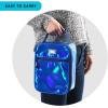 imageArctic Zone Chrome Lunch Box Combo with 210g Ice Pack and Sandwich Container Midnight