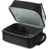 imageArctic Zone Expandable HardBody Lunch Box BlackWhite  Insulated Upright Cooler with Hard Liner Adjustable Divider Easy Clean LeakResistant