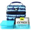 imageArctic Zone Kids Lunch Bucket Combo with 210g Ice Pack and Sandwich Container Space OdysseyBlack