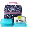 imageArctic Zone Kids Lunch Bucket Combo with 210g Ice Pack and Sandwich Container Space OdysseyPurple