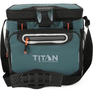 imageTitan by Arctic Zone 30 Can Zipperless Soft Cooler with HardBody LinerJungle Hunt