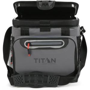 imageTitan by Arctic Zone 30 Can Zipperless Soft Cooler with HardBody LinerSharkskin Gray
